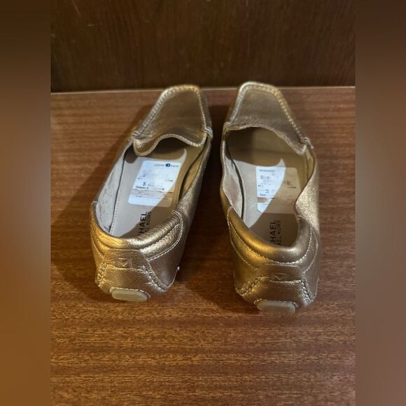 Michael Kors Gold Loafers - Picture 2 of 5